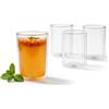 Wilmax England Wilmax - Bicchieri termici - 400 ml - Set di 4 - Bicchieri a doppia parete per acqua, tè, caffè, cocktail - Bicchieri da tè e caffè - Bicchieri per bevande calde e fredde - Bicchieri per acqua