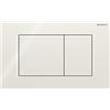 Geberit Placca Geberit Sigma40 Square Vetro Grigio Sabbia Doppio Tasto | 115.629.JL.1 Vetro grigio sabbia