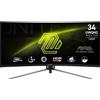 MSI Monitor PC Gaming Curvo 34" UWDQHD VA 3440 x 1440 HDMI Nero MAG 345CQR