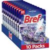 Bref WC Power Activ Lavanda, Detergente WC profumatore, Pulizia e Freschezza, Formato Scorta da 10 confezioni