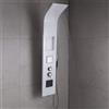 OGOMONDO Colonna doccia 017 alluminio 3 funzioni 2 bocchette idro lombari white