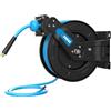 FERVI AVVOLGITUBO ARIA COMPRESSA AVVOLGITORE ARROTOLATORE TUBO AUTOMATICO 20 METRI
