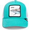 Goorin Bros. The Farm Cappello Trucker Unisex per Bambini, Verde Acqua (Do Do Doodoo Doodoo), Taglia Unica