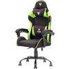 ITEK RHOMBUS FF10 Sedia Gaming ergon. Verde, schienale reclinabile, cuscino poggiatesta, sup. lombare, confort e design, ideale come sedia ufficio, sedia per studio o poltrona per gamer