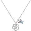 DISNEY Lilo & Stitch - Collana in argento con ciondolo a forma di, Ottone