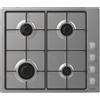 Candy Piano Cottura Gas 4 Fornelli da Incasso 60cm Acciaio Inox CHW6LX