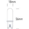 Bot Lighting S.r.l. G9 Lampadina a led 4,2w Luce Naturale 4000k 470 Lumen bot Lighting