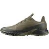 Salomon ALPHACROSS 5 Gore-Tex, Scarpe da Hiking, Uomo, Black/Black/Ebony, 46 EU