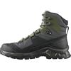 Salomon Quest Element Gore-Tex Scarpe Impermeabili Escursionismo da Uomo, Ispirazione Atletica, Stabilità su Tutti i Terreni, Black Deep Lichen Green Olive Night, 42 2/3 EU
