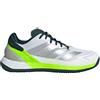 Adidas Scarpe da Tennis Defiant Speed 2 Clay Uomo Footwear White/Aurora Ivy/Acid Lime