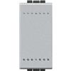 bticino living light tech deviatore unipolare 1 polo 16a 1 modulo grigio chiaro frutto bticino nt4003n