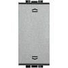 bticino living light tech 2 pulsanti no interbloccati saliscendi serranda frutto grigio chiaro bticino nt4037n