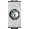 bticino living light tech dimmer resistivo varialuce 500w + deviatore grigio chiaro frutto bticino nt4402n
