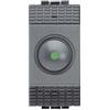 bticino living light dimmer resistivo varialuce 500w con deviatore antracite frutto bticino l4402n