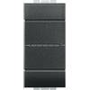 bticino living light pulsante unipolare 10a assiale 1 posto 1 modulo antracite bticino l4055n