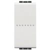 bticino living light interruttore unipolare assiale 1 posto bticino n4051n