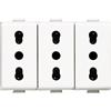 bticino matix presa triplex bipasso 10a 16a bticino am5180/3