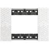 bticino living now placca 3 moduli posti pixel plastica bticino ka4803mw
