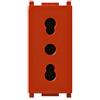 vimar plana presa bivalente emergenza 2p+t 16a p17 11 rosso vimar 14203.r