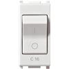 vimar plana interruttore magnetotermico 1p+n c16 120v 230v bianco vimar 14405.16