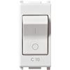 vimar plana interruttore magnetotermico 1p+n c10 120v 230v bianco vimar 14405.10