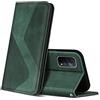 ZONNAVI Cover per Oppo A74 5G / Oppo A54 5G, Flip Custodia Pelle PU con [Slot Cart] [Supporto Stand] [Magnetica], Cover a Libro Portafoglio per Oppo A74 5G / Oppo A54 5G (Verde)