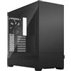 Fractal Design Pop Silent Black - Tempered Glass Clear Tint - Bitumen Panel and