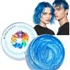 HTRUIYATY Cera Colorata per Capelli Naturale Lavabile Colore Temporaneo Capelli Crema Colorante Bambini Adulti Cosplay Halloween Party