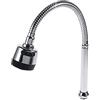 Kuuleyn Rubinetto cucina estraibile Kuuleyn Miscelatore da Cucina, 1x 304 beccuccio Girevole in Acciaio Inox Rubinetto per lavello da Cucina Raccordi per Tubi Connessione a Maniglia Singola