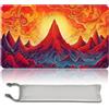 MilkPlaymat MTG Tappetino da gioco - 60 cm x 35 cm, arte originale, antiscivolo, TCG, con fondo in gomma e bordi cuciti, Commander TCG Rollbar & Pieghevole (No Zone, mtg49-5)