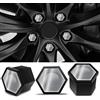 RUIAN 20 Copribulloni Per Ruota Da 19 Mm, Universali, Colore Nero, Con Strumento Di Rimozione, Per Auto E SUV