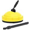 YEOOIYCW Pulitore per terrazza Spazzola rotante, spazzola di pulizia rotante per serie Karcher K2, K3, K4, K5, K6, K7 per tutte le superfici, per Rondella a pressione T-Racer,Pulitore ad alta pressione