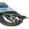 Keepdrum MC 008 X J 3 m cavo per microfono xlr femmina - jack 3, mm