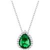 Bestyle Collana Argento 925 Donna, 12 Stili Collana Donna Punto Luce con Pietra Portafortuna Naturale, Goccia Ciondolo Collana Ragazza Gioielli Idee Regalo Donna Mamma