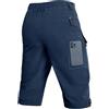 Moosehill Pantaloncini cargo da uomo a 3/4, con 6 tasche, leggeri, impermeabili, da lavoro, da uomo, per mountain bike, sport all'aria aperta, estivi, Blu scuro, L