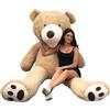 bananair Orso Peluche Gigante, 100 a 340 cm - Assemblato in Francia, Certificato CE - Morbido e Soffice, Abbracci Garantiti - Il Regalo Perfetto per Compleanni e Altre Celebrazioni (260 cm)