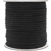 Tenn Well corda intrecciata in cotone macramè, 165 metri di spessore, 5 mm di spessore, per lavori fai da te e artigianato, per appendere piante da parete, per realizzare lavori a maglia (nero)
