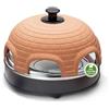 Emerio Forno da banco PO-115984, 1200W, antiaderente, ceramica, nero, arancione, capacità 6 pizze