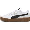 PUMA Sneakers Carina 3.0 da donna, Scarpe, Bianco/Nero, 35.5