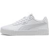 PUMA Sneakers Carina 3.0 da donna, Scarpe, Bianco/Silver Mist, 35.5