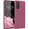 kwmobile Custodia Compatibile con Samsung Galaxy S20 FE Cover - Back Case per Smartphone in Silicone TPU - Protezione Gommata - rosa scuro