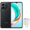 HONOR Smartphone X6b 4G, 4GB RAM, 128GB ROM, schermo 6,56 90Hz TFTLCD, Batteria 5200mAh, Fotocamera 50MP, Helio G85, Android 14, Dual SIM, NFC (nero)