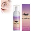 Beslibate Shampoo per Ciglia, Detergente Schiumogeno, di Risciacquo Schiuma Detergente per Palpebre, Shampoo Schiumogeno, per Ciglia per Extension e Ciglia Naturali, per Salone e Casa, mascara-7