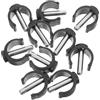 HAPINARY Morsetto Forma Di C Da 10 Pezzi Parti Resistenti Per Deambulatore Clip Per Stampelle Kit Di Riparazione Per Anziani E Disabili
