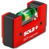 SOLA GOMAGNETIC - Nivel de burbuja compacto GO! Magnetic