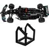 Brickify, supporto espositivo compatibile con LEGO Technic Mercedes F1 W14 42171 - Supporto a mensola premium per modelli di auto da corsa Formula 1 - Supporto espositivo angolato per collezionisti