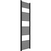 Kiamami Valentina Termoarredo in acciaio nero per il bagno 60x180