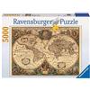 Ravensburger-Mappamondo Antico Jigsaw, 5000 Pezzi Puzzle da Adulti, Età (M7O)