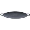 Milageto Padella per Barbecue Coreana Padella con Rivestimento Antiaderente Portatile Piastra per Barbecue Rotonda Facile da Pulire per Piano Cottura da, 30 cm