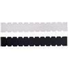 ZRZSports ZRZ | Protezione per racchetta da paddle dentata trasparente nero e colori ruvidi, in silicone, con nastro racchetta da paddle con protezione extra | custodia adesiva per bordo pala | proteggi telaio
